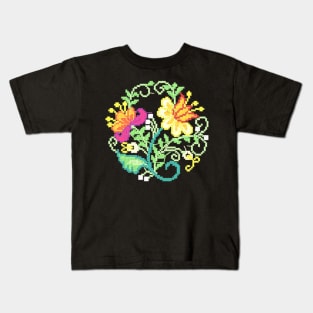 Floral traditional design 03 Kids T-Shirt